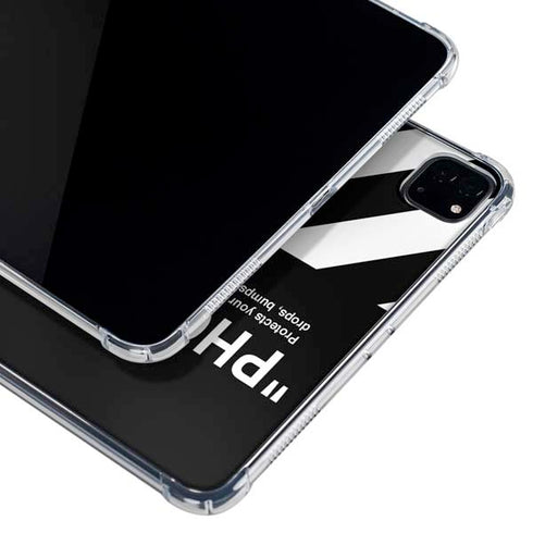 Black and White Stripes iPad Pro 11in (2024) Clear Case